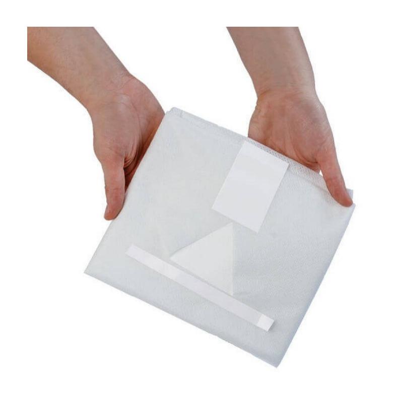 Покриття операційне 90х 80 cm(см) з ромбовидним операційним полем 5х5cm(см) стерильне ,спанлейс 50 g/m2(g/m2(г/м2)), одноразового використання,ТМ «АХІЛЛ»